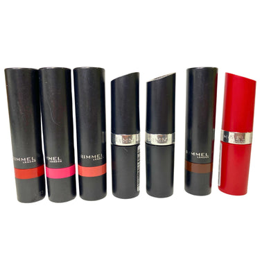 La mezcla surtida de lápices labiales Rimmel incluye colores variados (lote de 100 piezas)